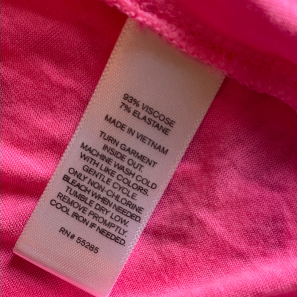 Express Pink Ruffle Tank Top - Picture 5 of 5